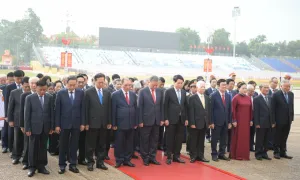 Lãnh đạo Đảng, Nhà nước vào Lăng viếng Chủ tịch Hồ Chí Minh
