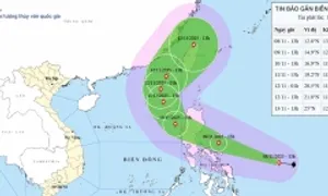 Bão Fung-Wong mạnh cấp 13, sắp vào Biển Đông